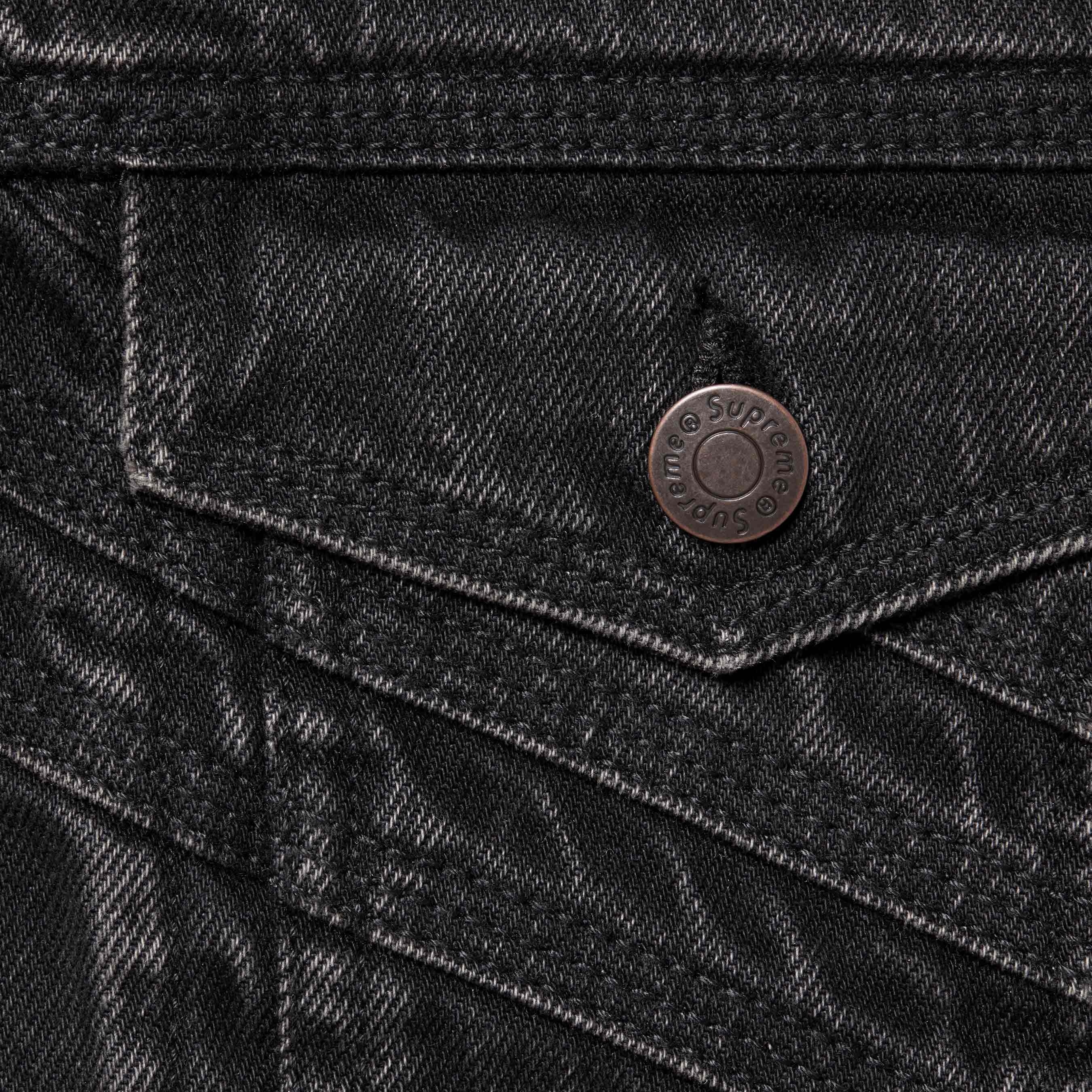 S Logo Denim Trucker Jacket view 5